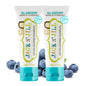 Jack N' Jill Natural Toothpaste for Baby and Infants - Fluoride Free Training Toothpaste, 40% Xylitol, BPA Free - Strawberry, 1.76 oz (Pack of 1)
