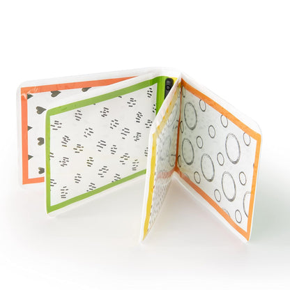 Sassy Developmental Look Book Photo Album, High Contrast Colors and Patterns, Drool Resistant Pages Hold Photos, 0+ Months