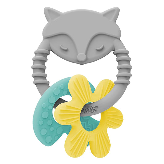 Dr. Brown's AquaCool Water-Filled Baby Teether, Cools & Massages Sore Gums, BPA Free, Pineapple and Apple, 2 Pack, 3m+