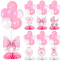 4 Sets Balloon Stand Kit for Table Bear Baby Shower Tables Centerpieces with Balloon Boy Baby Shower Decorations for Bear Theme Gender Reveal Birthday Party Table Decorations Supplies (Brown Bear, 4)