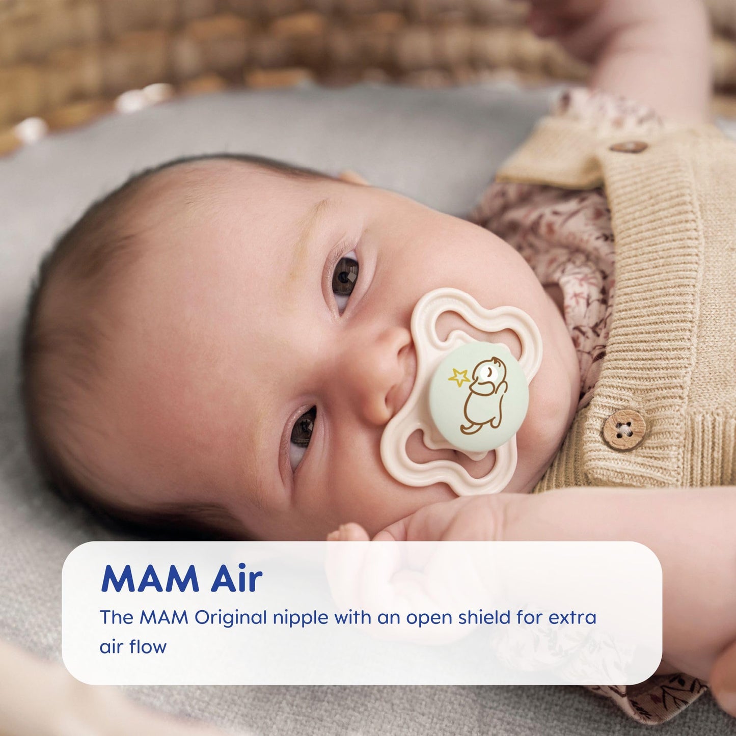 MAM Variety Pack Baby Pacifier, Includes 3 Types of Pacifiers, Nipple Shape Helps Promote Healthy Oral Development, 3 Pack, 0-6 Months, Girl