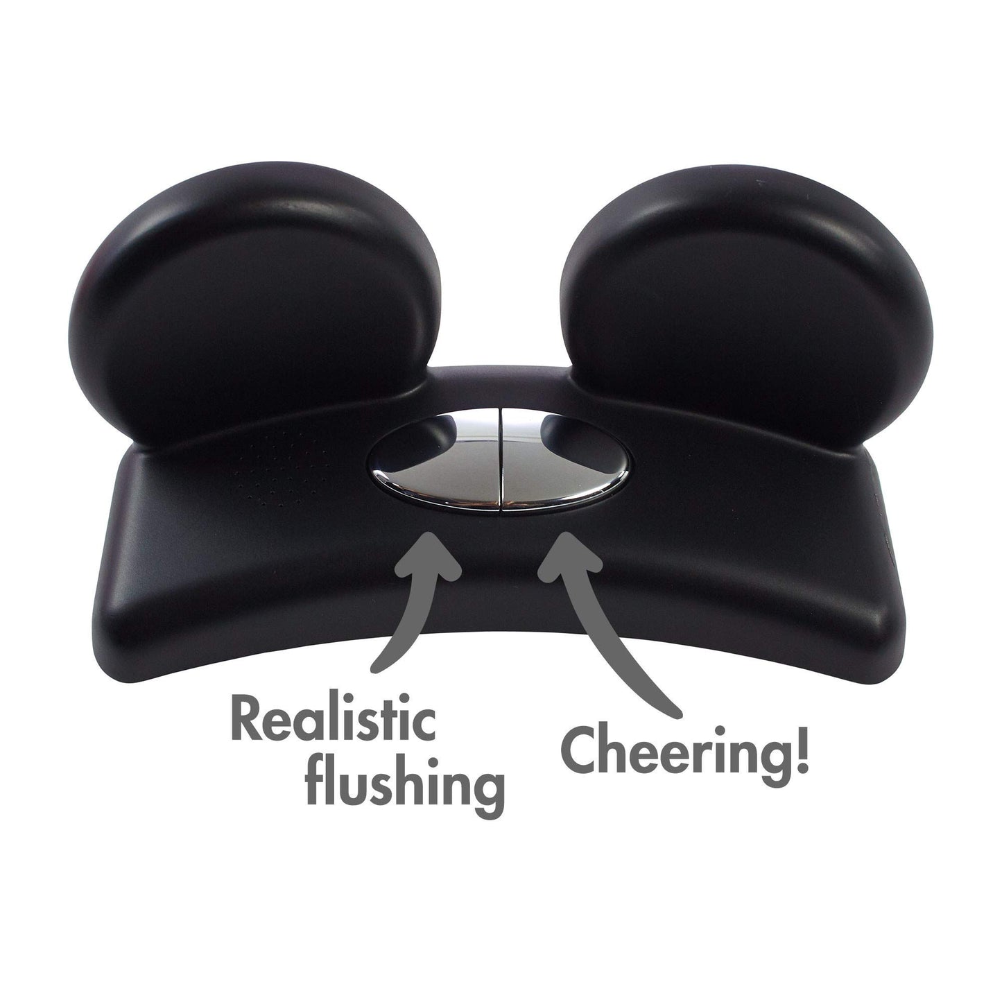 The First Years Disney Minnie Mouse Potty Training Toilet and Toddler Toilet Seat - Toilet Training Potty with Fun Flushing and Cheering Sounds,Pink