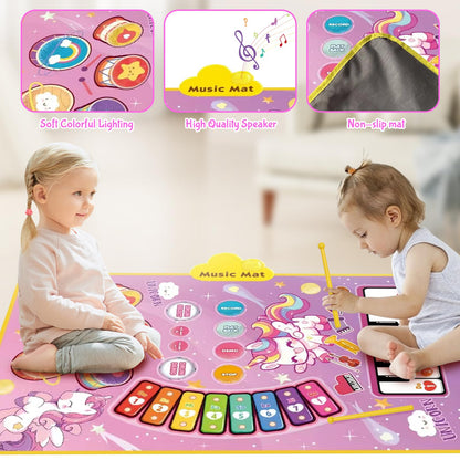 Baby Toys for 0-6 Months, Dinosaur Musical Mat Montessori Sensor Toys 1 Year Old，Easter Basket Stuffers Gifts for 2 3 4 Year Old Toddler Boys Girls