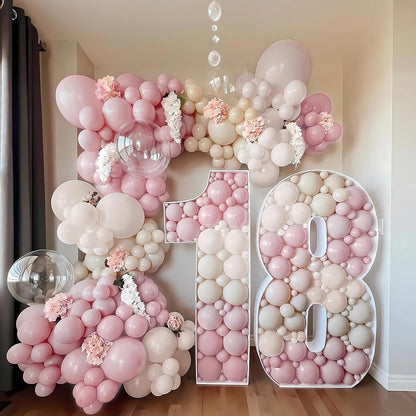 Dusty Blue Balloons Garland Arch Kit 139Pcs Fog Blue White Sand Balloons for Baby Shower Birthday Bear Theme Wedding Bride Anniversary Gender Reveal Party Decorations for Boy Girl Adult