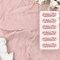 FEXIA Beige Cheesecloth Table Runner 35x120 Inches Ivory Gauze Rustic Boho Spring Easter Table Runner for Engagement Party Decorations Bridal Shower Wedding Party First Communion Centerpiece