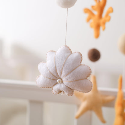 EERKEOD Baby Crib Mobile Bear Nursery Mobile for Boys Girls Teddy Velvet Mobile Nursery Decor for Infant Bedroom Hanging Baby Mobile for Bassinet Newborn Baby Gift（Brown Bear）