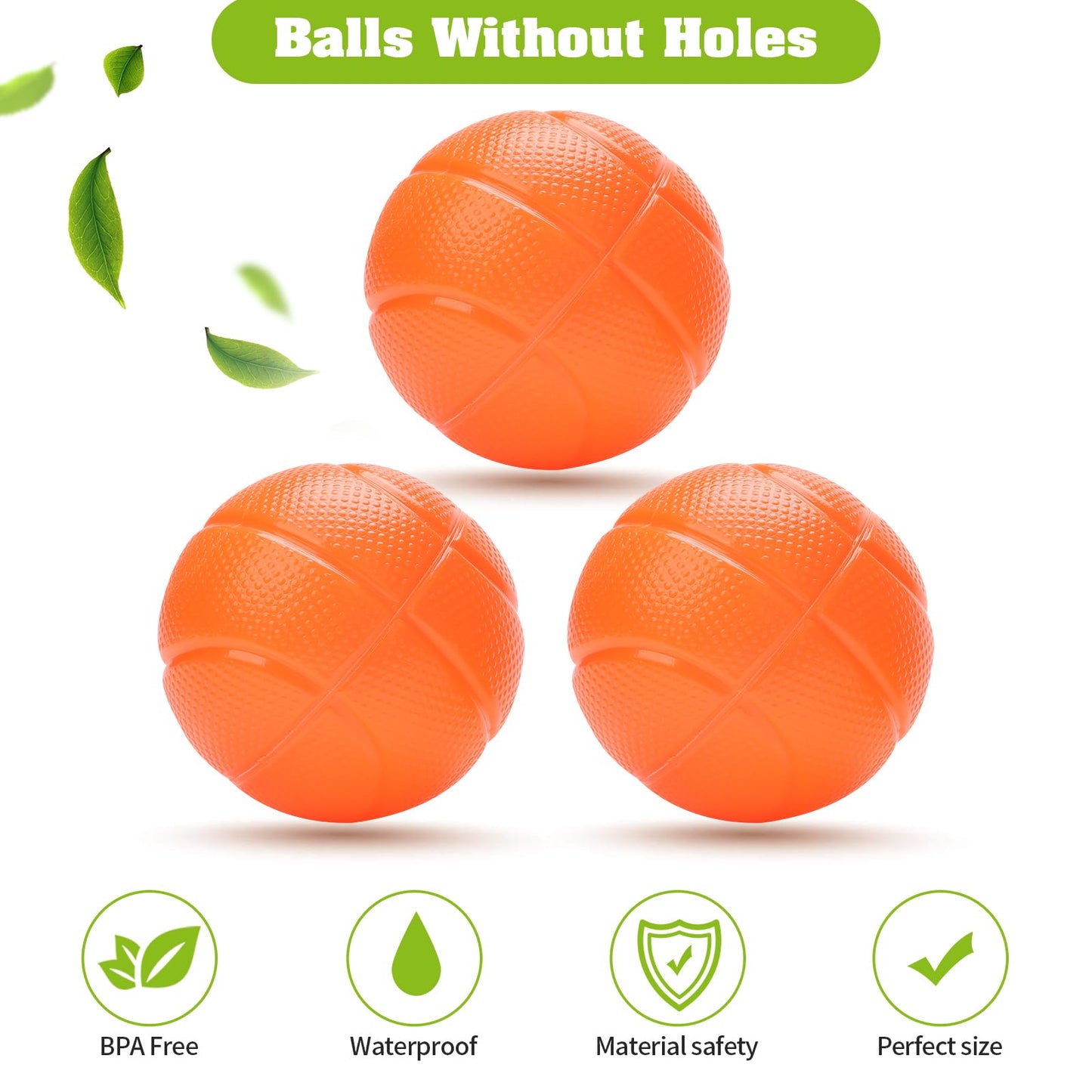 Bath Toys - Bathtub Basketball Hoop for Kids Toddlers - Bath Toys Shower Toys for Kids Ages 4-8,Suction Cup Basketball Hoop & 3 No Hole Balls Set for Boys Girls