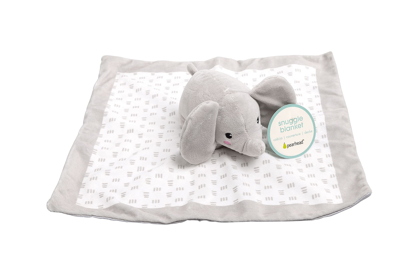 Pearhead Cloud Security Blanket, Soft Baby Lovey for Babies, Snuggle Toy Stuffed Animal, Newborn Infant and Toddler Security Toy, Baby Boy or Baby Girl Lovie, New Baby Gift, White Cloud Lovey