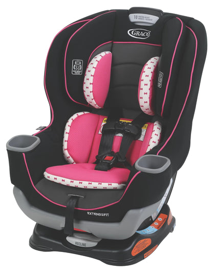 Graco Extend2Fit 3-in-1 Convertible Baby Car Seat, Rear and Forward Facing, Adjustable Extension Panel for Extra Legroom, Talia