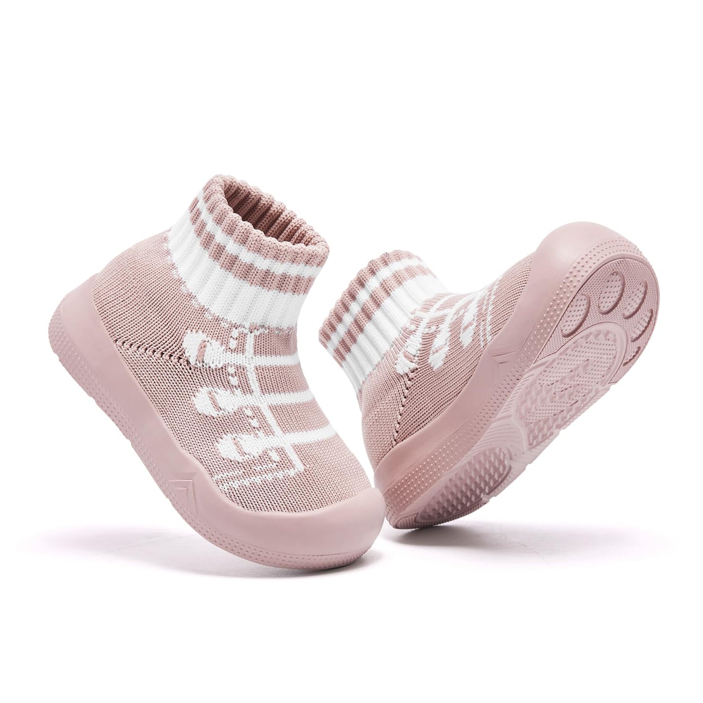Engtoy Baby Shoes & Socks - Non-Slip Breathable Slippers with Soft Rubber Sole - Baby Boys & Girls Slip On Sneakers