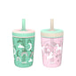 Zak Designs Disney Princess Kelso Toddler Cups For Travel or Home, 15oz 2-Pack Plastic Sippy Cups, Leak-Proof For Kids (Ariel, Aurora, Belle, Cinderella, Jasmine, Mulan, Rapunzel, Tiana)