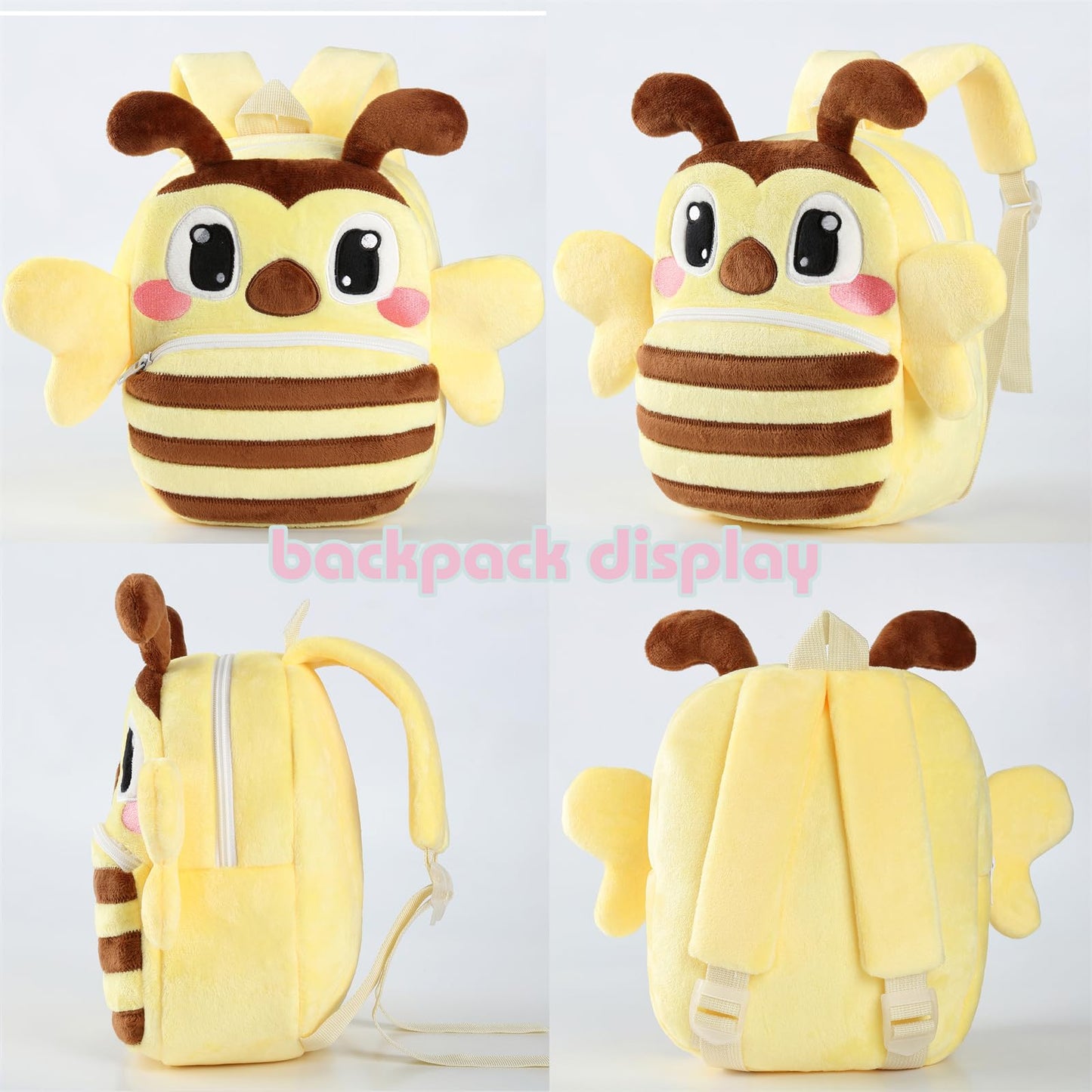 Toddler Backpack for Girls Boys School Small Backpacks Toddler Back Pack Stuffed Animal Backpack Kawaii Kids Mini School Bag Preschool Age 2-4 Unicorn