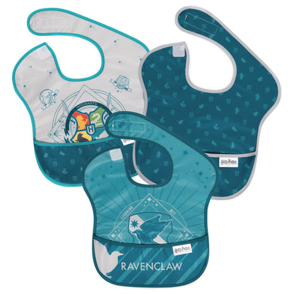 Bumkins Disney Bibs for Girl or Boy, SuperBib Baby and Toddler 6-24 Months, Essential Must Have for Eating, Feeding, Baby Led Weaning, Mess Saving Waterproof Soft Fabric, 3-pk Pooh Bear and Friends