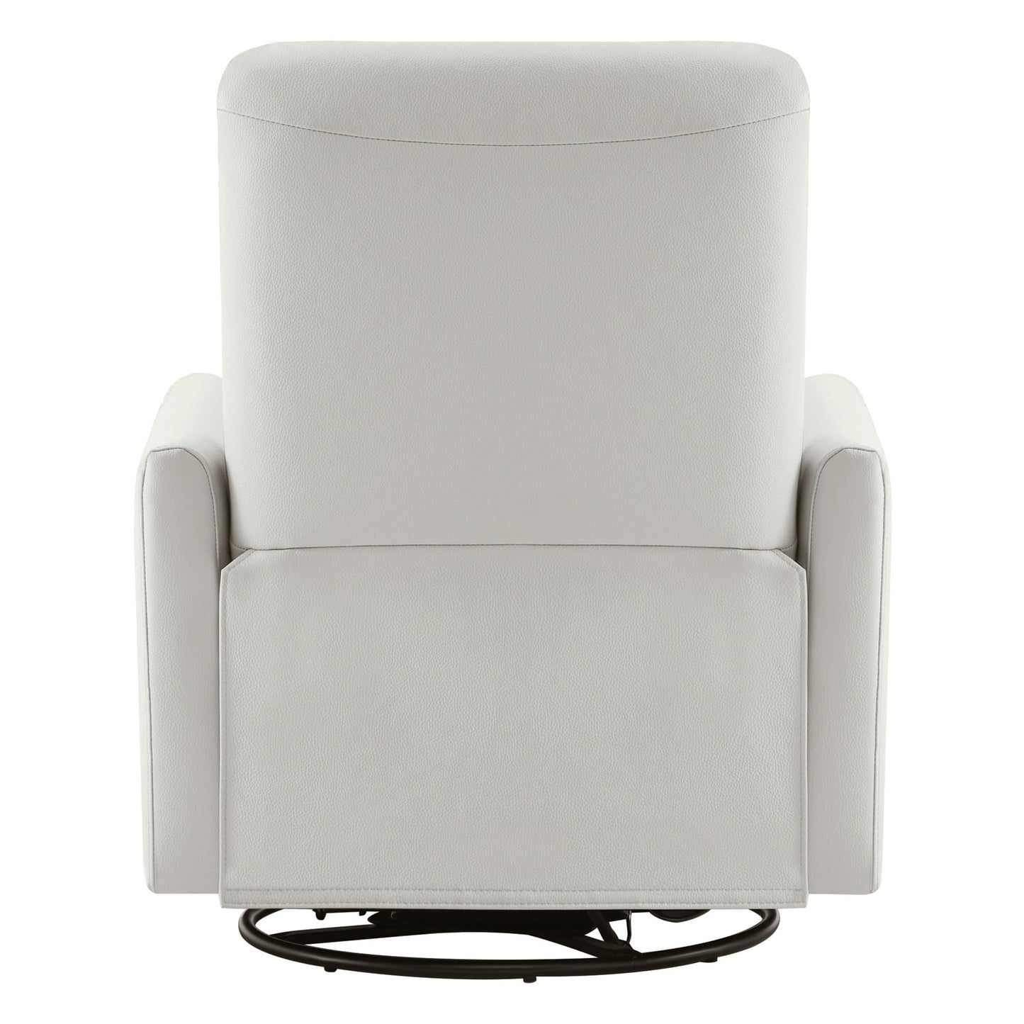 CHITA Power Recliner Chair Swivel Glider, FSC Certified Upholstered Living Room Nursery Reclining Sofa Chair with Lumbar Support, Linen