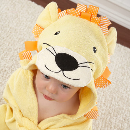 Baby Aspen "Utterly Adorable Cow Hooded Towel/Baby Robe, 0-9 Months