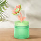 Cute Flower Mini Humidifier, 260ml Gardenia Desktop Humidifiers for Bedroom, Portable Small Cool Mist Humidification for Home, Baby Nursery, Office & Indoor Plants, USB Powered (Pink)