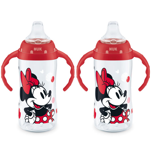 NUK Learner Cup, 10 oz, 8+ Months, 2 Count – BPA Free, Spill Proof Sippy Cup
