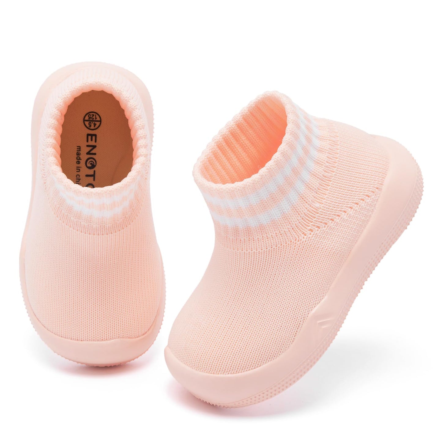 Engtoy Baby Shoes & Socks - Non-Slip Breathable Slippers with Soft Rubber Sole - Baby Boys & Girls Slip On Sneakers