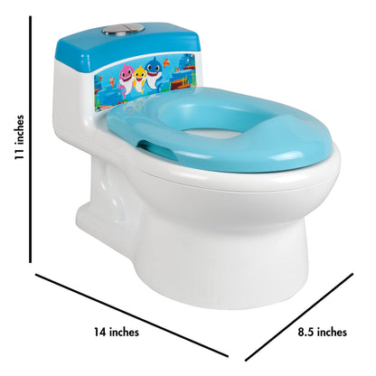 The First Years Disney Minnie Mouse Potty Training Toilet and Toddler Toilet Seat - Toilet Training Potty with Fun Flushing and Cheering Sounds,Pink