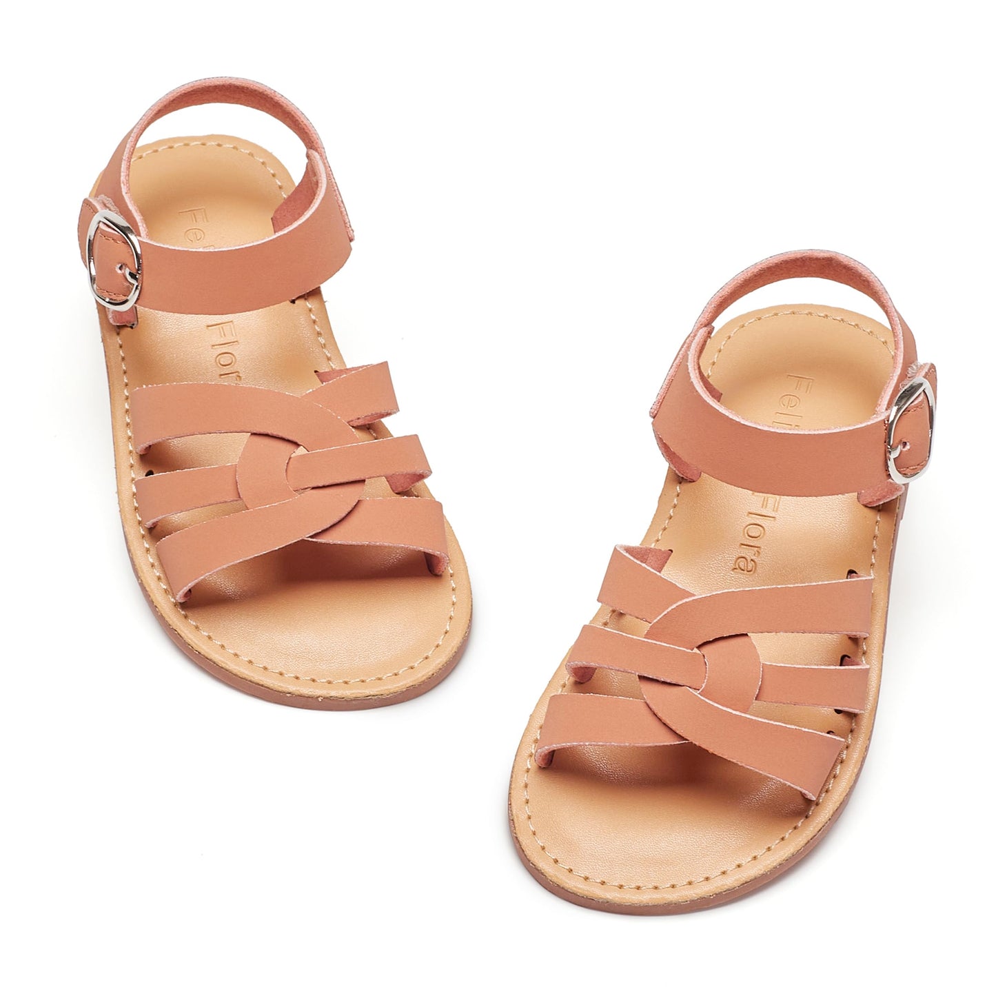 Felix & Flora Toddler Girl Sandals - Little Girl Easter Summer Dress Shoes Lightweight Open Toe Beach Holiday.