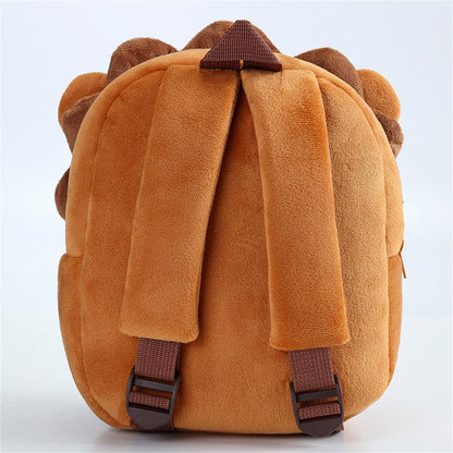 Cute Plush Toddler Backpacks Mini Brown Owl Backpack for Kids Real Littles Backpack for Boy Girl