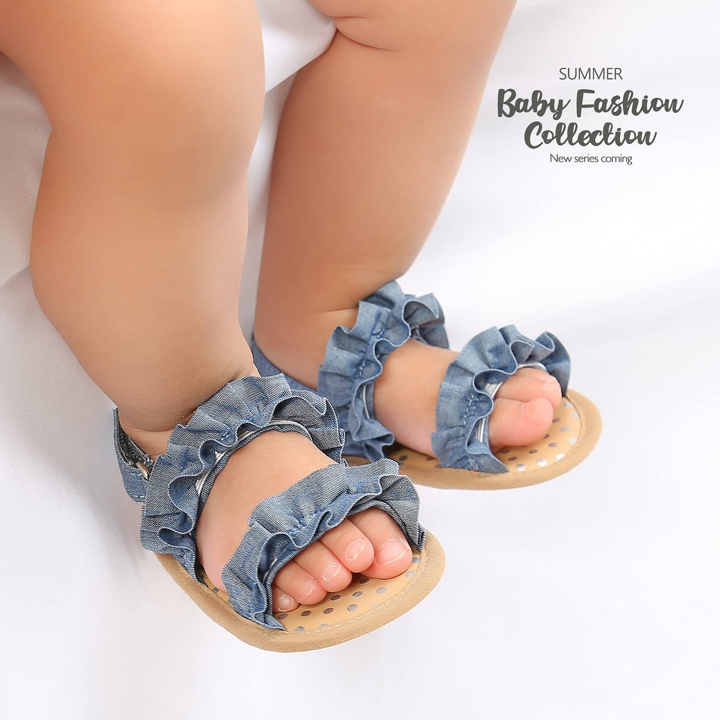 Infant Baby Girls Boys Summer Sandals Premium Unisex Non Slip Rubber Soft Sole Breathable Toddler First Walker Outdoor Beach Shoes