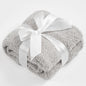 CYMULA Kids Blanket for Boys Girls 30x40 inches, Soft Cozy Fuzzy Swaddle Throw Blanket for Crib Stroller, White