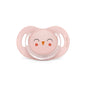 Suavinex Bonhomia SX PRO Physiological Pacifier, Supports Breastfeeding Babies, Pacifiers 18+ Months, 2 Pack Baby Pacifier, Baby Accessories, (Pink/Beige)