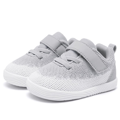 MORENDL Toddler Sneakers Baby Boys & Girls Barefoot Shoes Lightweight Breathable Walking Running Tennis Athletic Sport Shoes