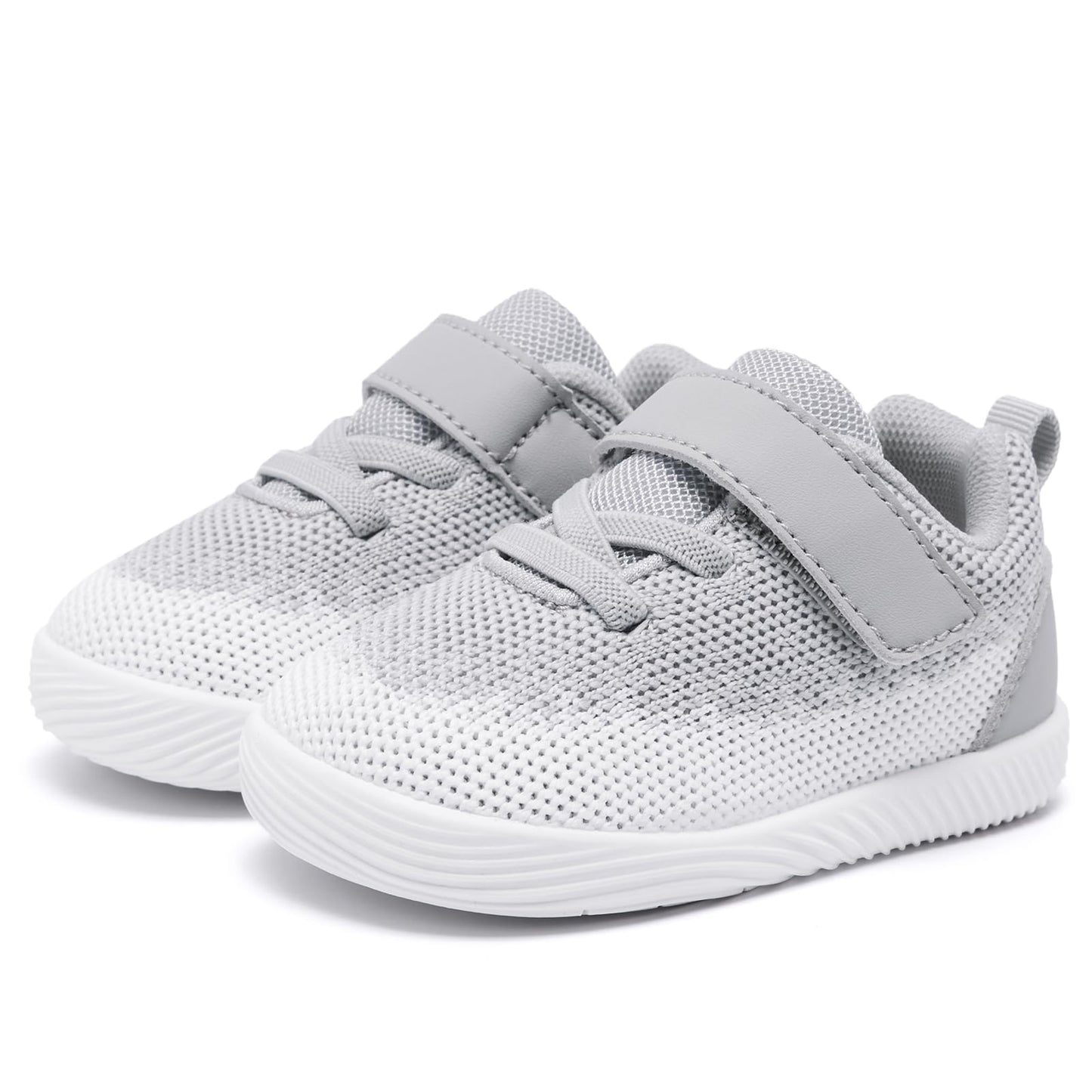MORENDL Toddler Sneakers Baby Boys & Girls Barefoot Shoes Lightweight Breathable Walking Running Tennis Athletic Sport Shoes
