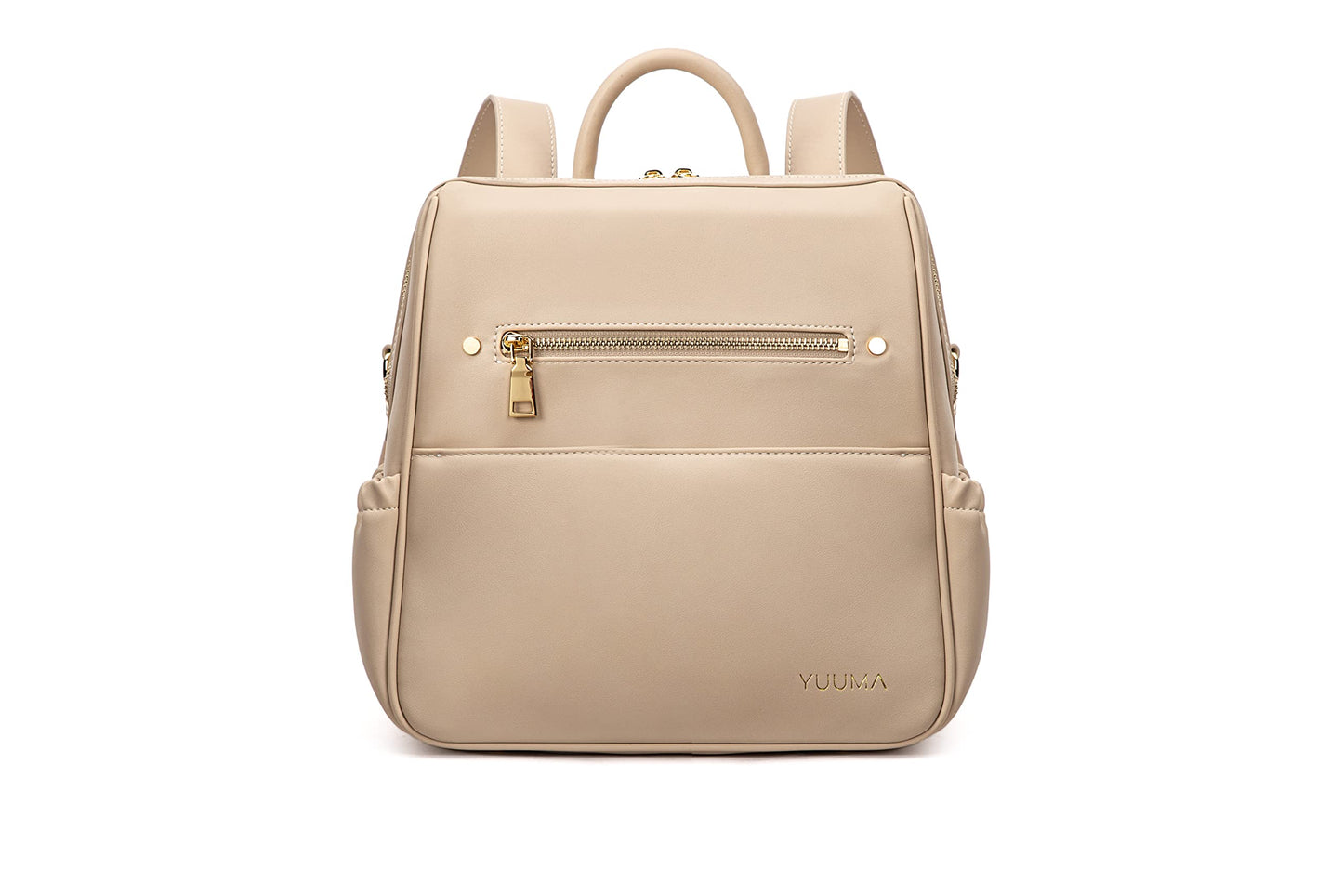 Mini Diaper Bag Backpack-Minimalist bag With Premium Vegan Leather Material With 7 Interior and 5 External Pockets (Onyx)