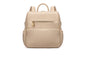 Mini Diaper Bag Backpack-Minimalist bag With Premium Vegan Leather Material With 7 Interior and 5 External Pockets (Onyx)
