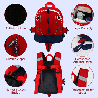 yisibo Rocket Toddler Backpack with Leash,3-6 Years Anti-lost Kids Backpack,Children Backpack for boys girls