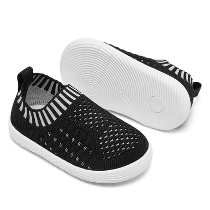 MORENDL Baby Shoes Toddler Walking Sock Shoes Non-Slip Breathable Boys & Girls Sneakers Infant Tennis Shoes