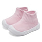 Eashi Baby Boy Girl Non-Skid Indoor Infant Walking Shoes Breathable Warm Elastic Sock Shoes with Memory Sole Protect Toes Outdoor Sneakers