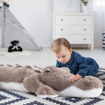 MorisMos Giant Alligator Stuffed Animal, 67inch Soft Large Alligator Plush Toy, Big Stuffed Crocodile Gifts for Kids Boys Girls