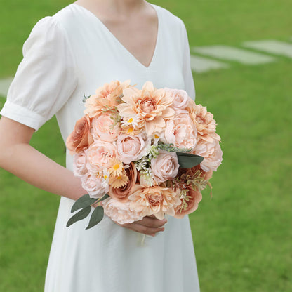 Artificial Flowers Combo, Fake Flowers for DIY Tables Centerpieces Baby Shower Bridal Shower Wedding Bouquet Arrangements Party Candle Holder Cake Decor Flower Home Decorations