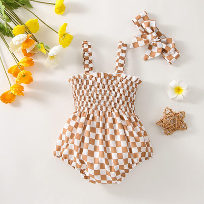Baby Girls Summer Denim Romper Clothes Dress Newborn Onesie Sunsuit 3 6 9 12 18 Months One-Piece Jumpsuits Outfits