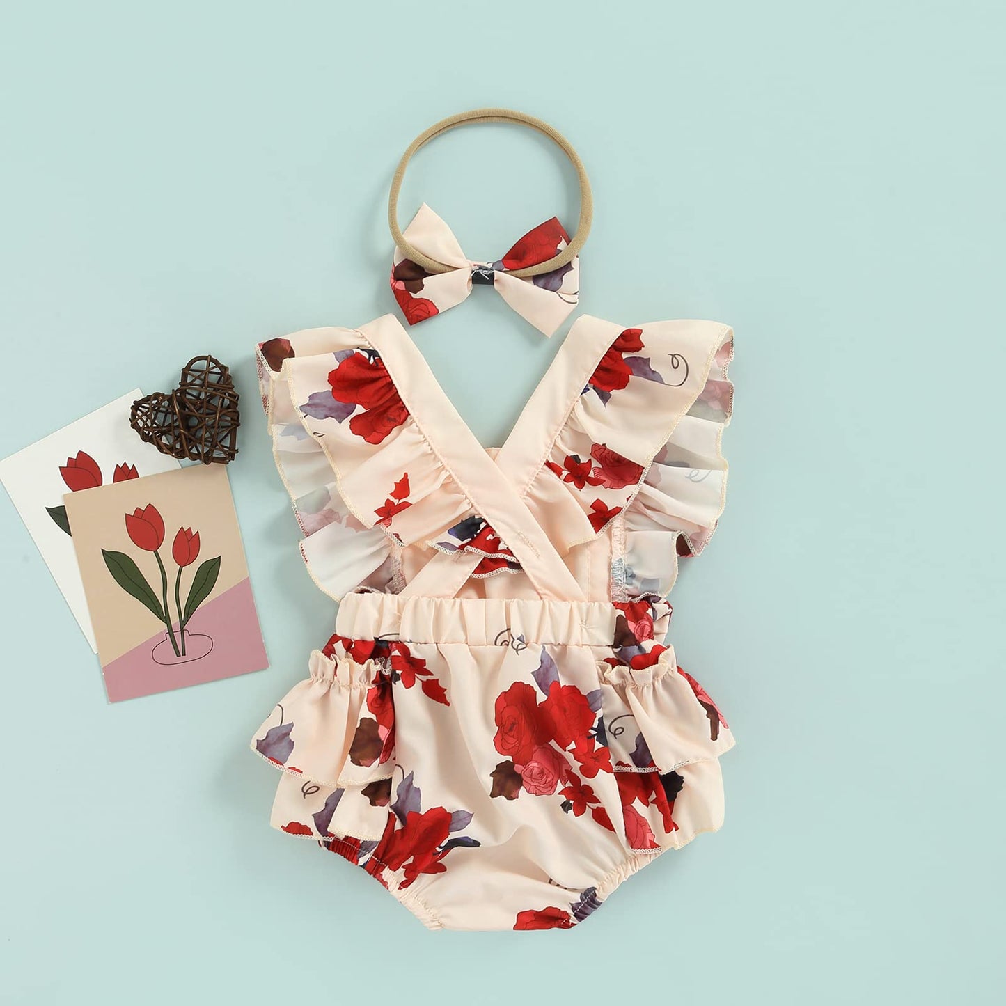 Baby Girls Summer Denim Romper Clothes Dress Newborn Onesie Sunsuit 3 6 9 12 18 Months One-Piece Jumpsuits Outfits