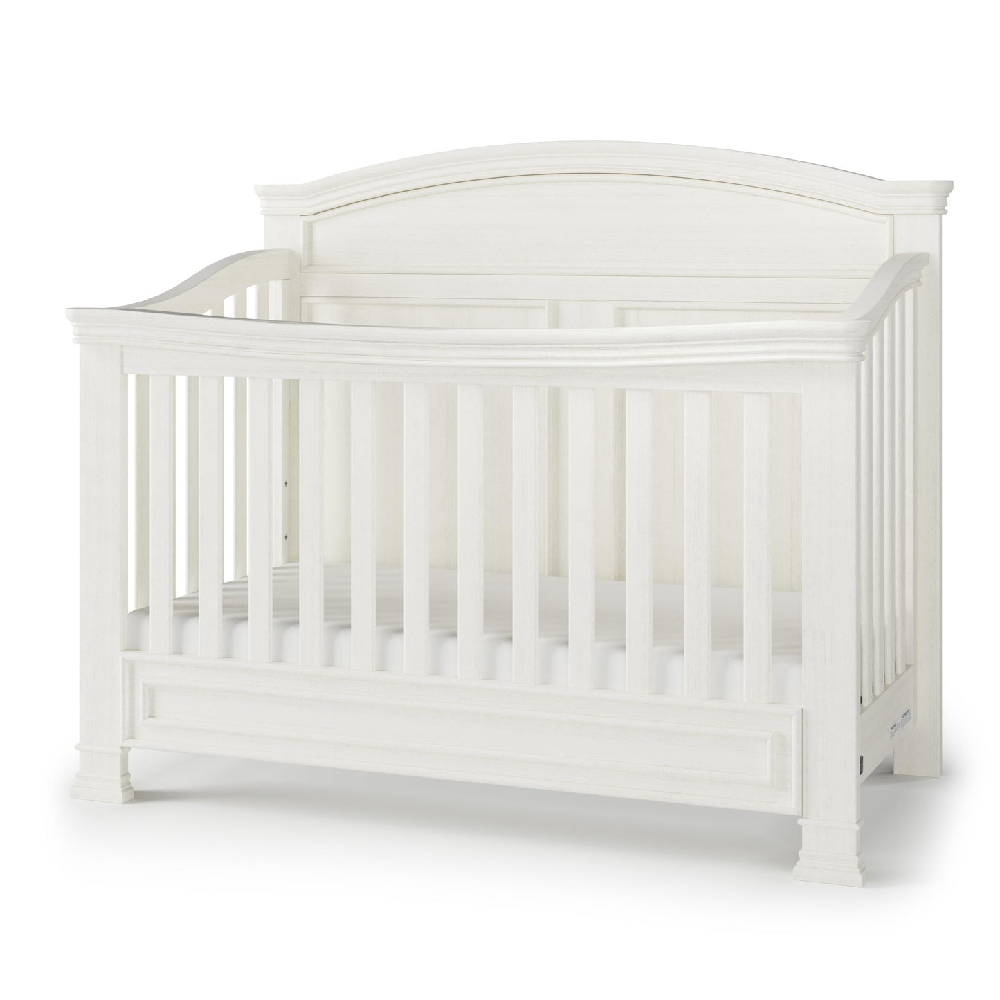 Child Craft Legacy Westgate 4-in-1 Convertible Crib, Baby Crib Converts to Day Bed, Toddler Bed and Full Size Bed, 3 Adjustable Mattress Positions, Baby Safe Finish, Fully Assembled (Vintage Linen)