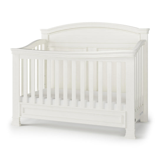 Child Craft Legacy Westgate 4-in-1 Convertible Crib, Baby Crib Converts to Day Bed, Toddler Bed and Full Size Bed, 3 Adjustable Mattress Positions, Baby Safe Finish, Fully Assembled (Vintage Linen)