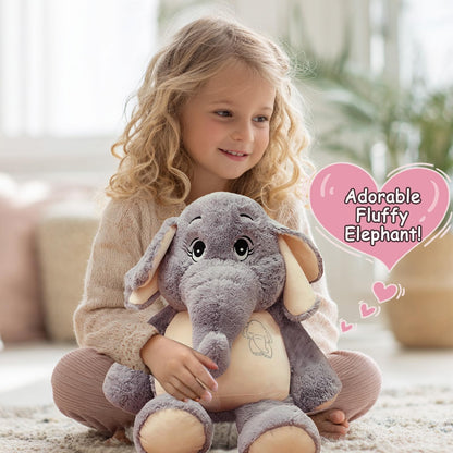 Giant Elephant Stuffed Animal 39'', Large Plush Toy, Soft Huggable Cute Elephant Plush for Girls, Boys, Kids, Babies - Gifts for Birthday, Mother's Day, Christmas