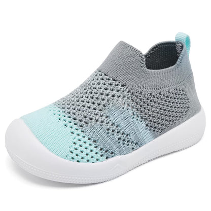 Eashi Baby Boy Girl Non-Skid Indoor Infant Walking Shoes Breathable Warm Elastic Sock Shoes with Memory Sole Protect Toes Outdoor Sneakers