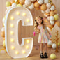 imprsv Marquee Light Up Letters, 3FT Mosaic Letters with Light for Baby Shower Graduation Party Decor, Large A for Engagement Wedding Party Decorations (Need to Assemble)