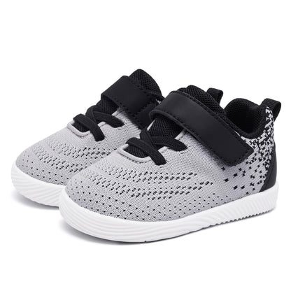 MORENDL Toddler Sneakers Baby Boys & Girls Barefoot Shoes Lightweight Breathable Walking Running Tennis Athletic Sport Shoes