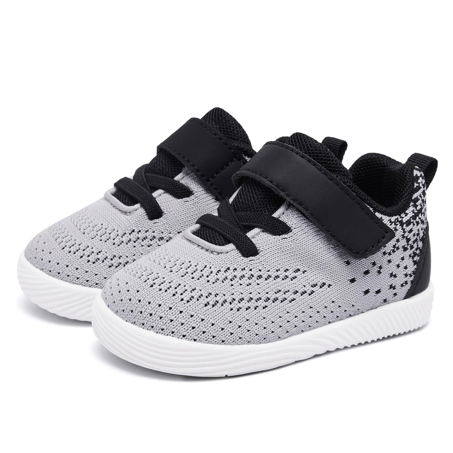 MORENDL Toddler Sneakers Baby Boys & Girls Barefoot Shoes Lightweight Breathable Walking Running Tennis Athletic Sport Shoes