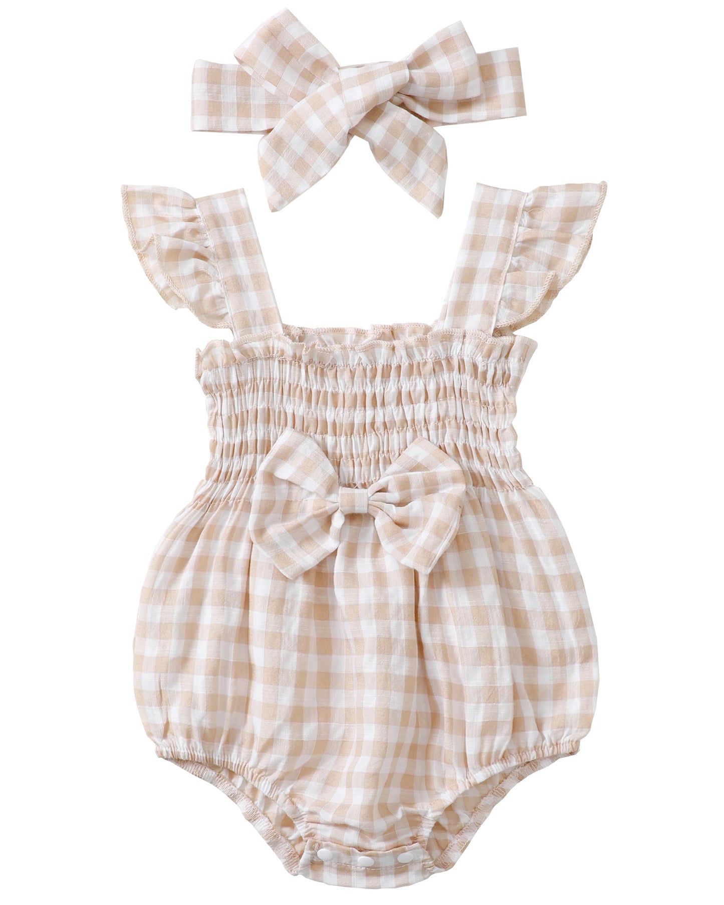 Renotemy Newborn Infant Baby Girl Clothes Rompers Summer Jumpsuits Short Sleeve Romper Infant Baby Clothes Girl