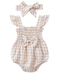 Renotemy Newborn Infant Baby Girl Clothes Rompers Summer Jumpsuits Short Sleeve Romper Infant Baby Clothes Girl