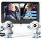 GROWNSY Baby Car Camera for 2 Kids, 7 in Ultrawide AHD Car Baby Monitor with 2 Camera, Backseat Mirror for Baby Rear Facing with Infrared Night Vision, Easily Observe Baby's Every Move
