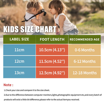 CoKate Baby Girls Sandals Ruffle Bowknot Premium Soft Sole Anti-Slip Open Toe Breathable Summer Outdoor First Walker Shoes Baby Sandals 0-3 months girls